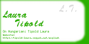 laura tipold business card